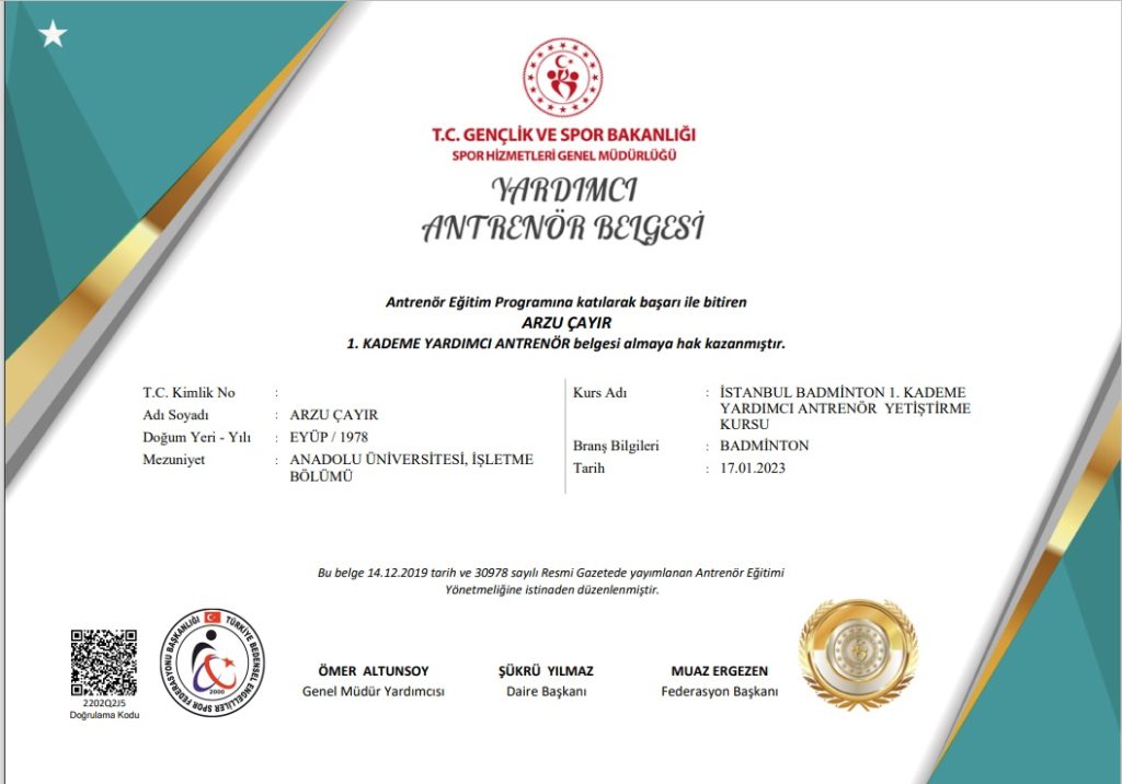 ARZU ÇAYIR 2 arzubedminton -